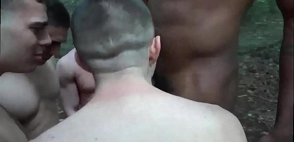  Marine being jerked off gay A insatiable training day finishes with